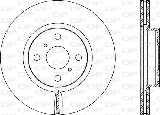 OPEN PARTS Тормозной диск BDA2316.20